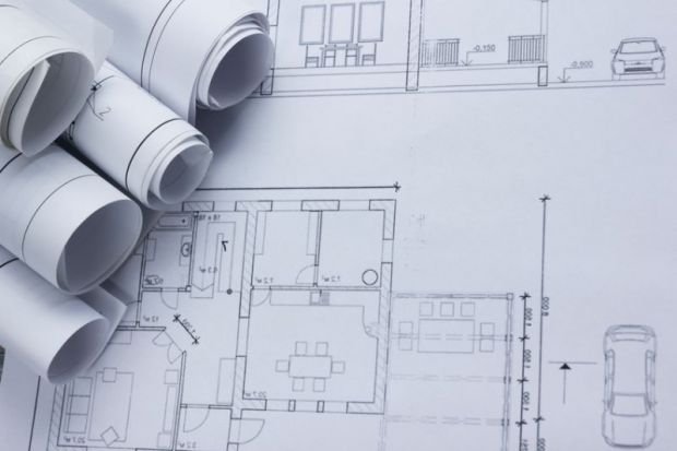 CAT4 tests measure Spatial Awareness skills used for jobs like architects - the image shows architecture drawings. 