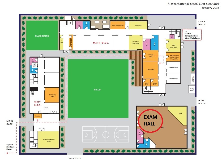 Exam Hall for CAT4 Test