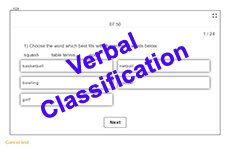 CAT4 Practice Verbal Classification Test